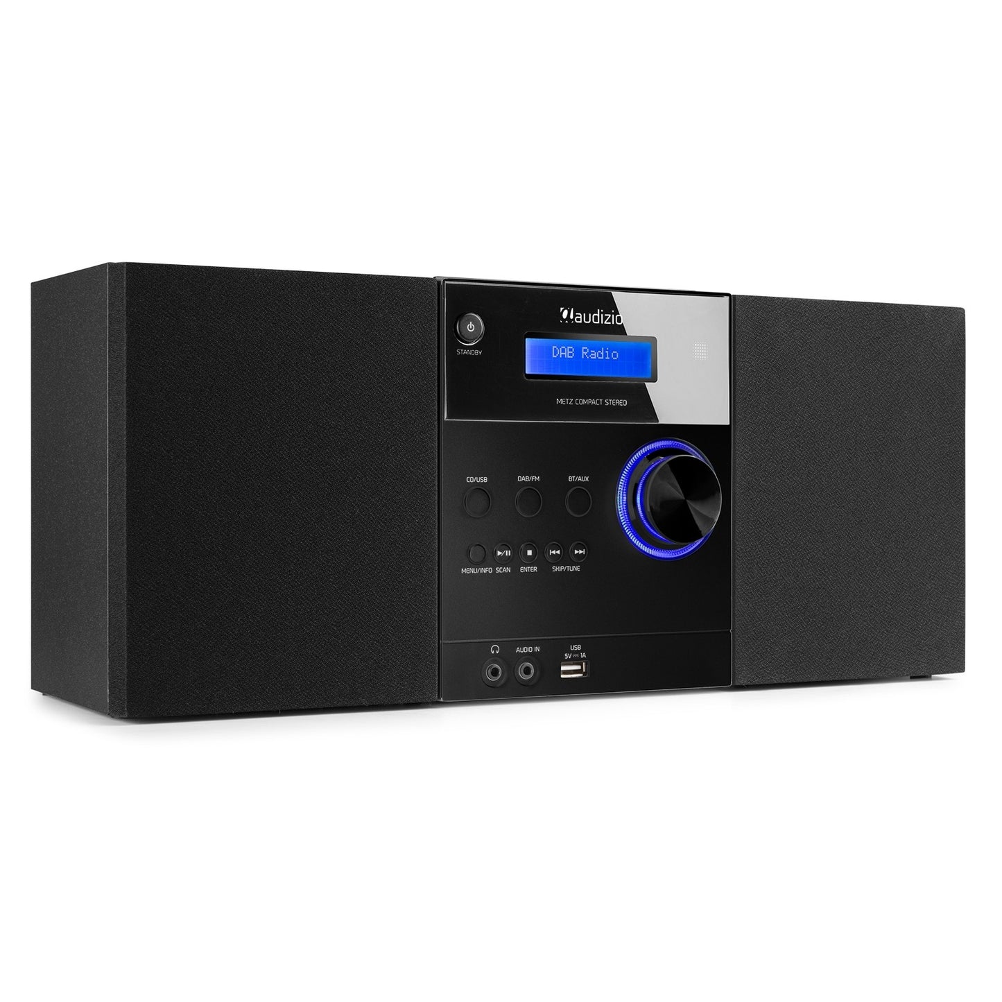 Audizio Metz Micro HiFi System Black