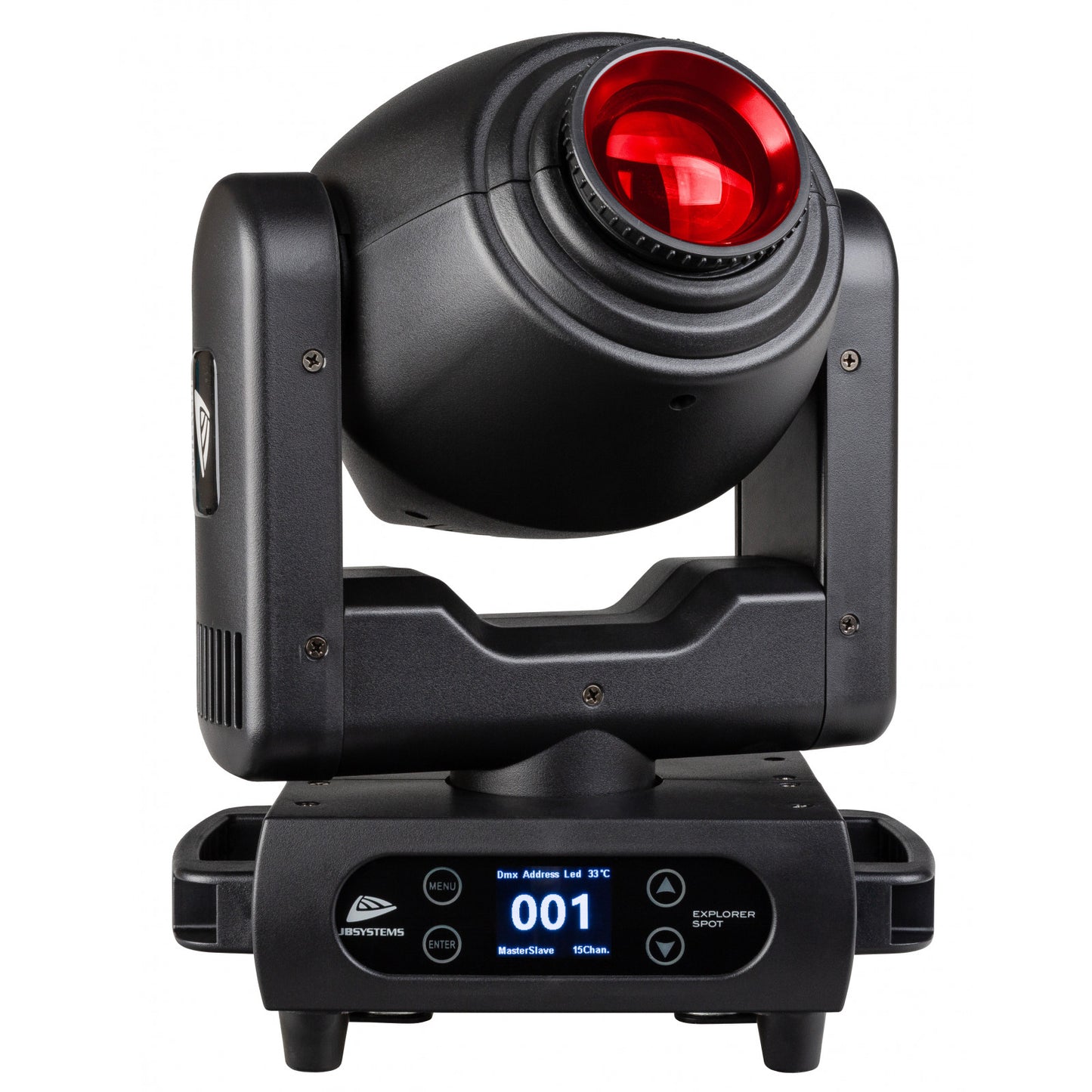 JB Systems Explorer Spot, LED-Moving-Head, 120 Watt LED mit manuellem Zoom