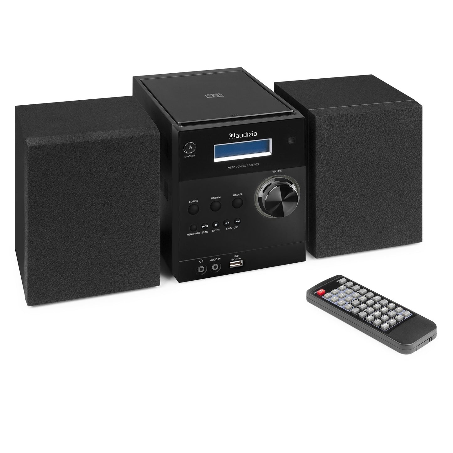 Audizio Metz Micro HiFi System Black