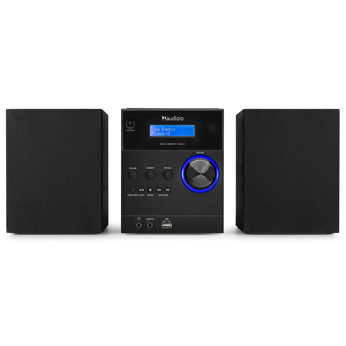 Audizio Metz Micro HiFi System Black