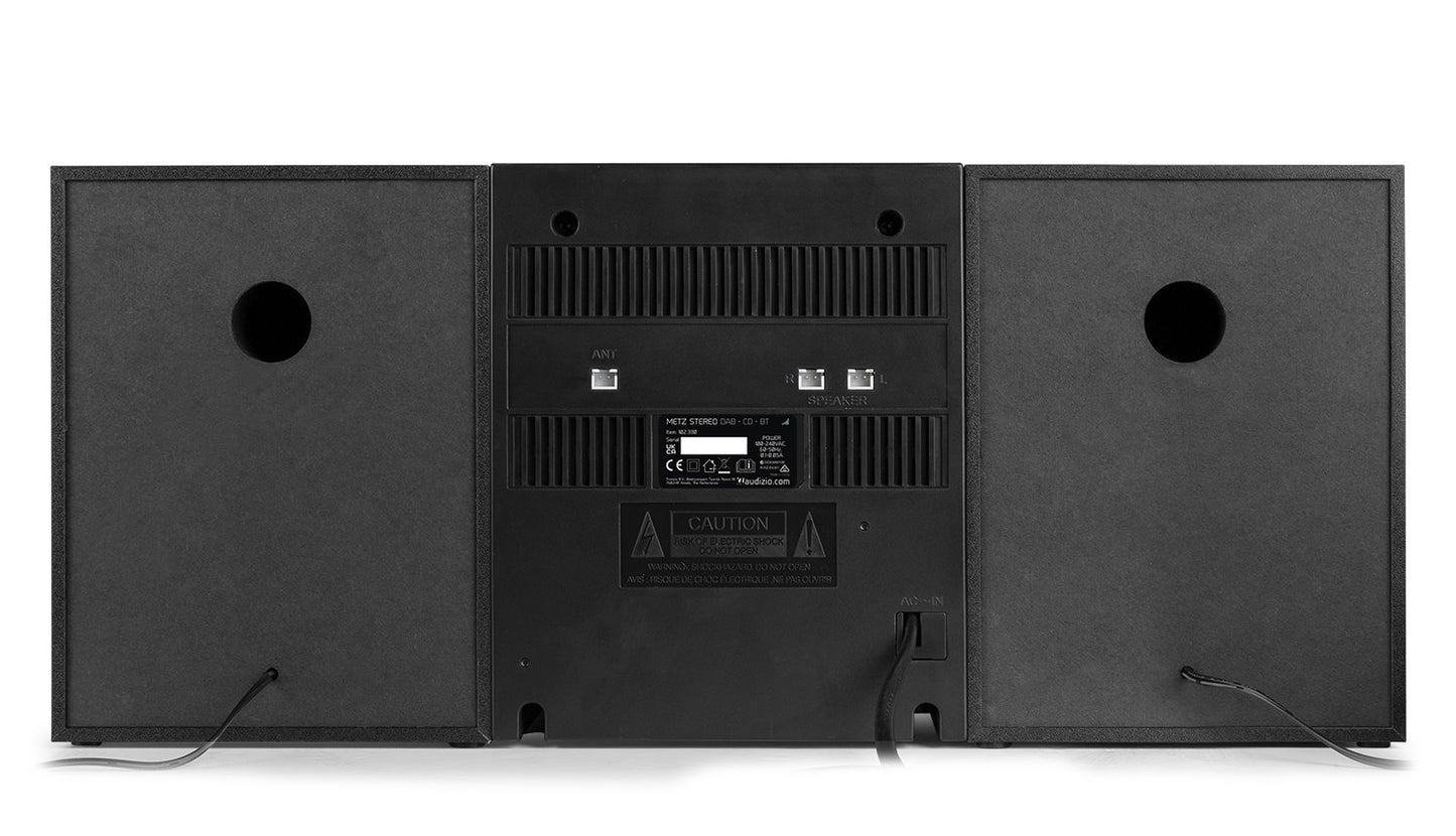Audizio Metz Micro HiFi System Black