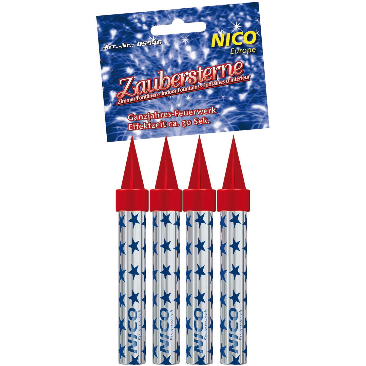 NICO Zaubersterne, ca. 30 s, 4er-Btl.